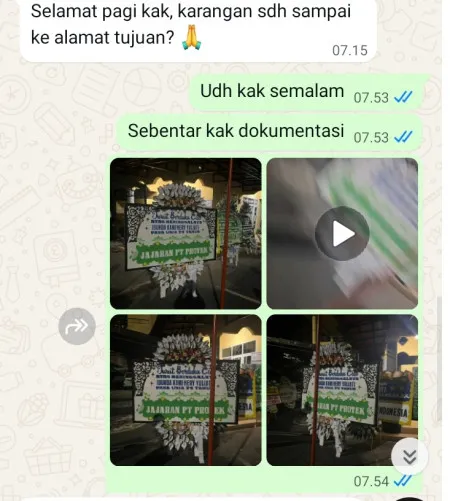 Pengiriman Papan Bunga Selamat Lebakgedong