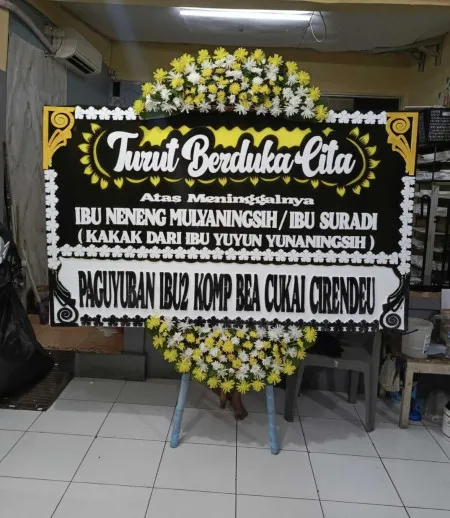 Papan Bunga Duka Lebakgedong